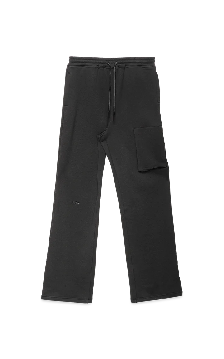 Black Cargo Lounge Pants