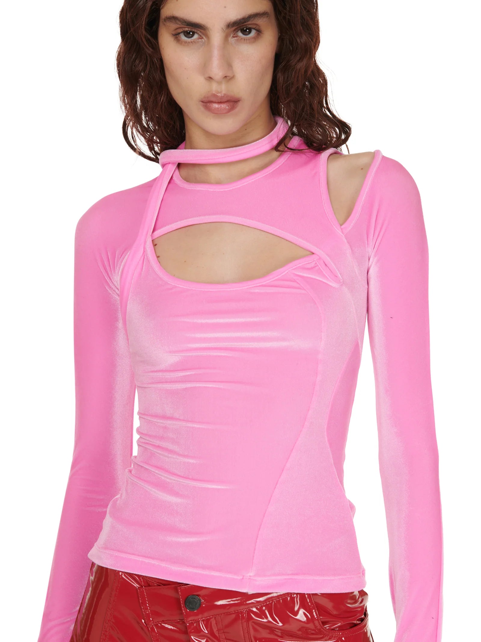 Layered Cut-Out Longsleeve