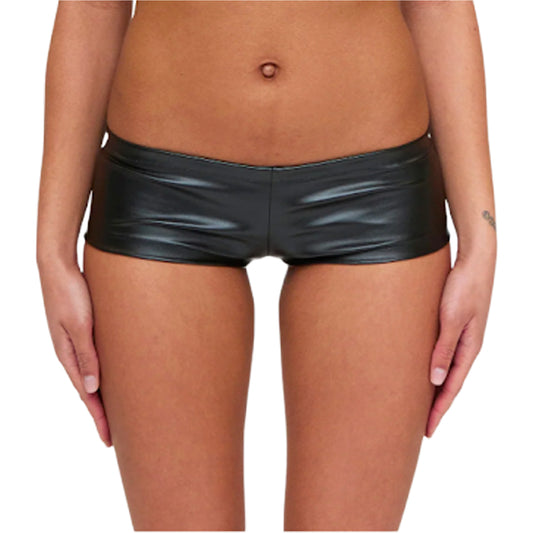 Leather Micro Shorts