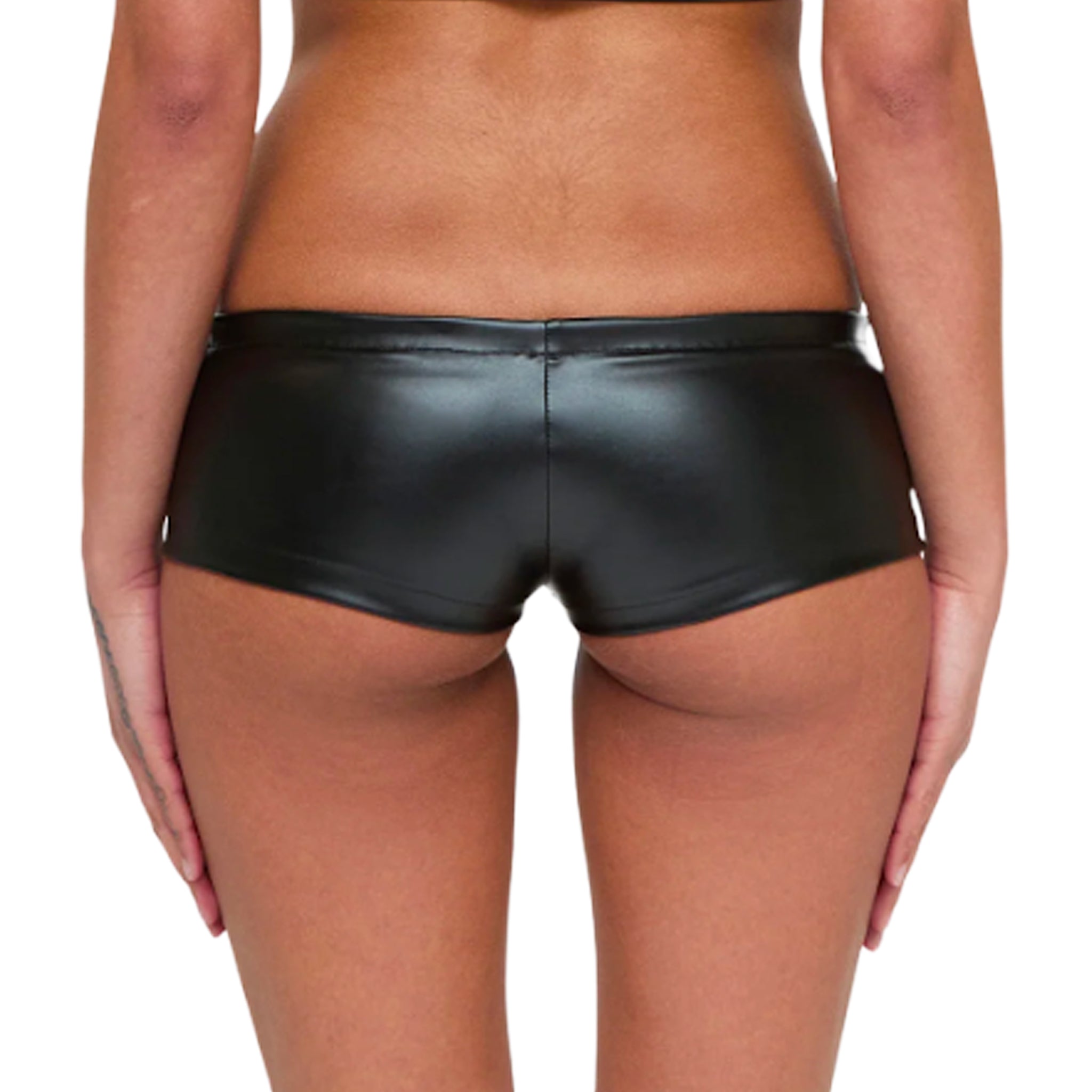 Leather Micro Shorts