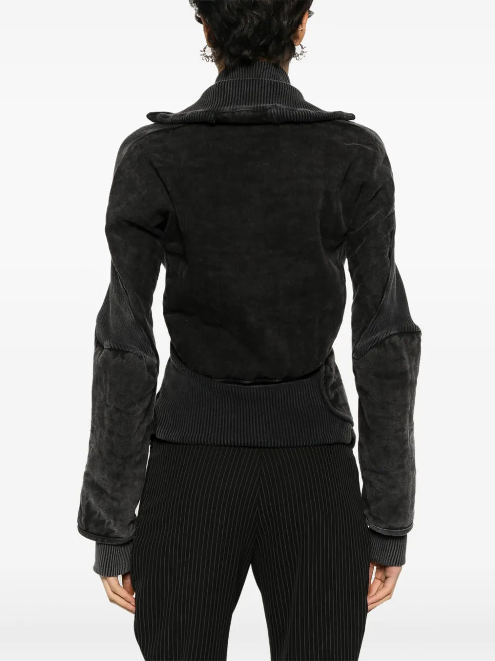 Layered Quilted Jacket
