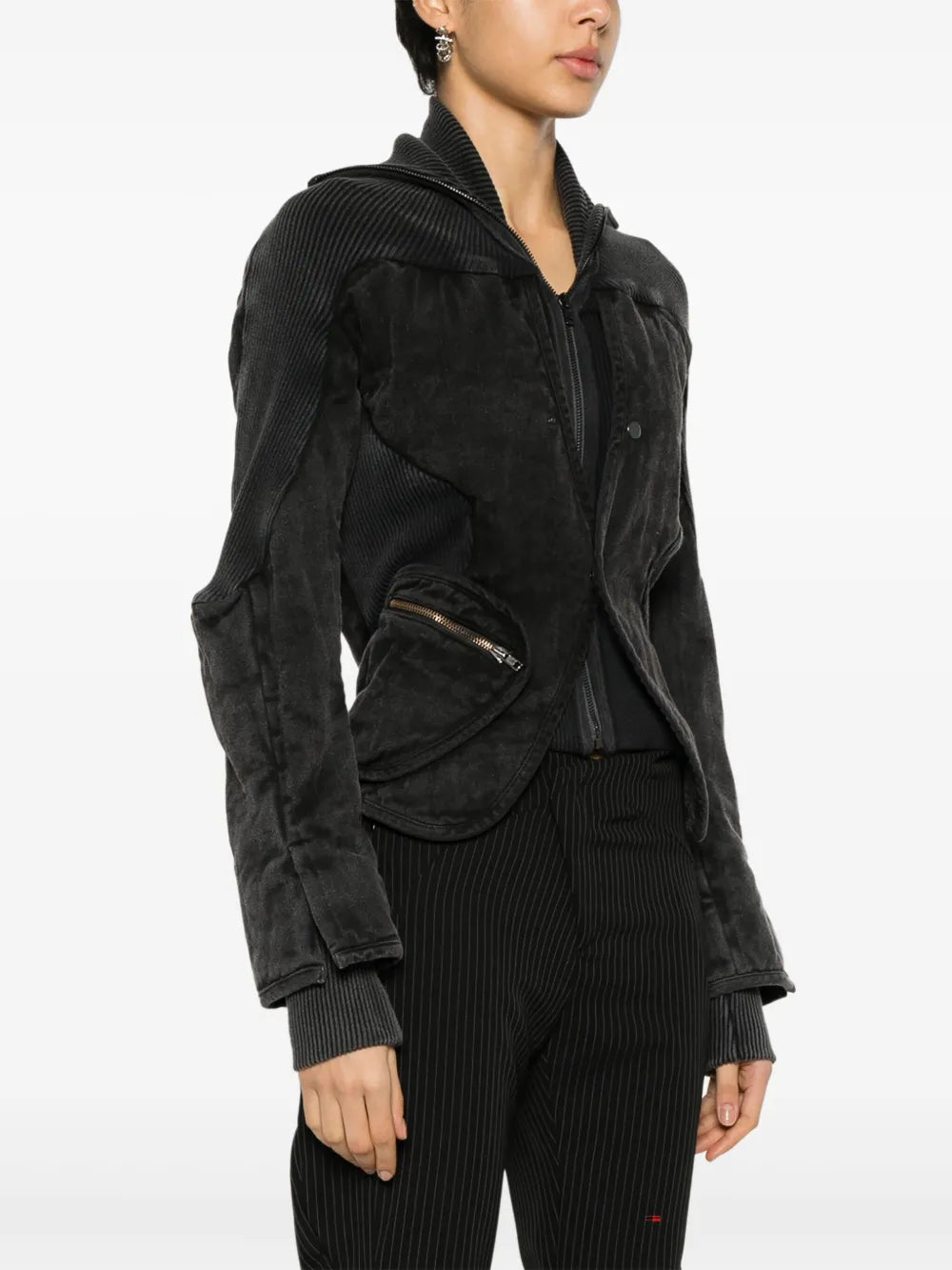 Layered Quilted Jacket