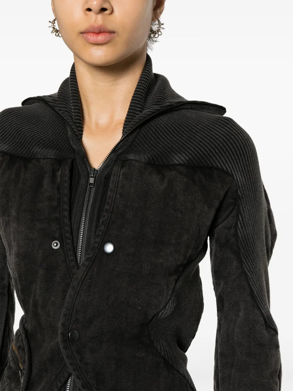 Layered Quilted Jacket