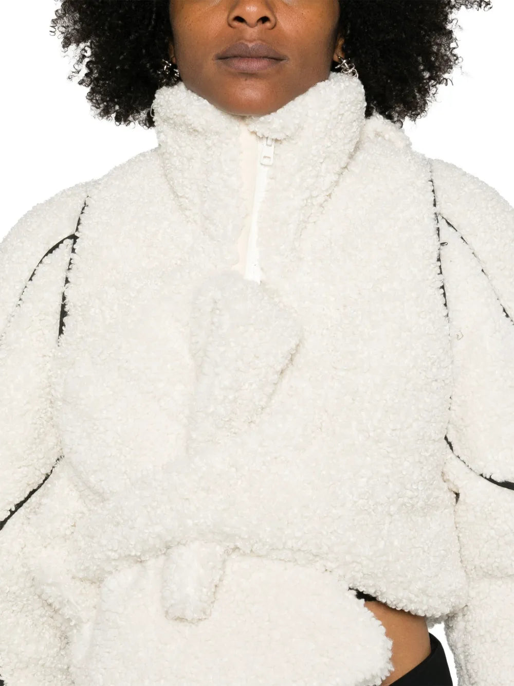 Asymmetrical Teddy Jacket
