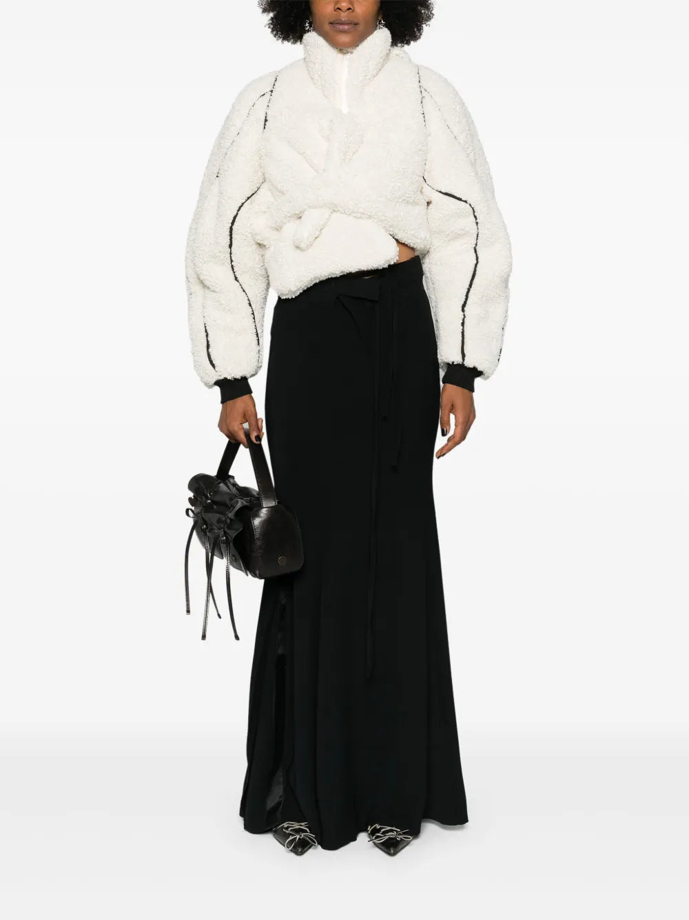 Asymmetrical Teddy Jacket