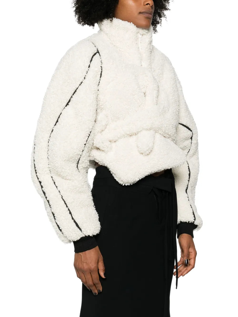 Asymmetrical Teddy Jacket