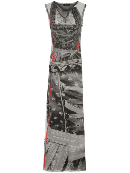 Mesh Maxi Dress