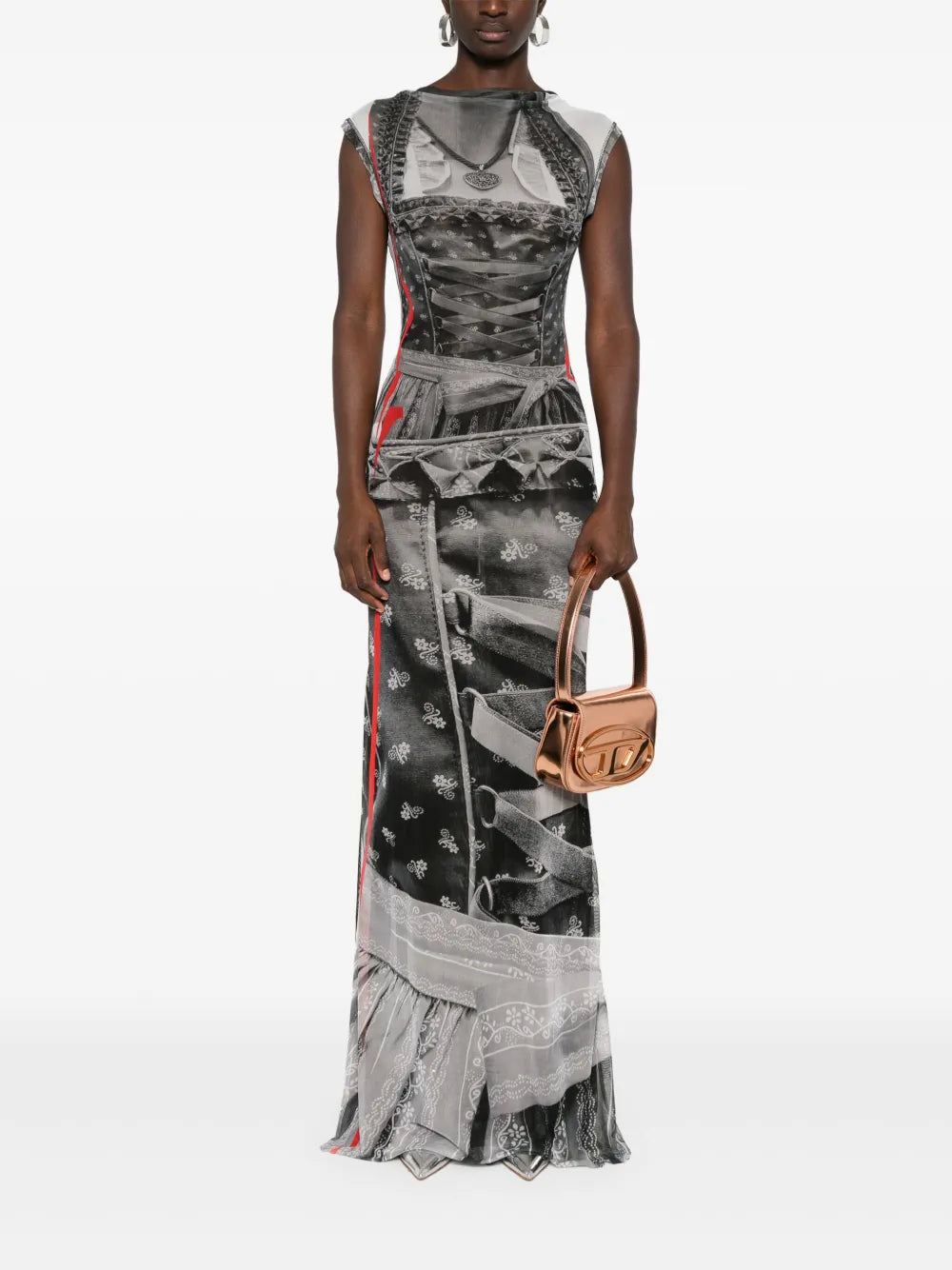 Mesh Maxi Dress