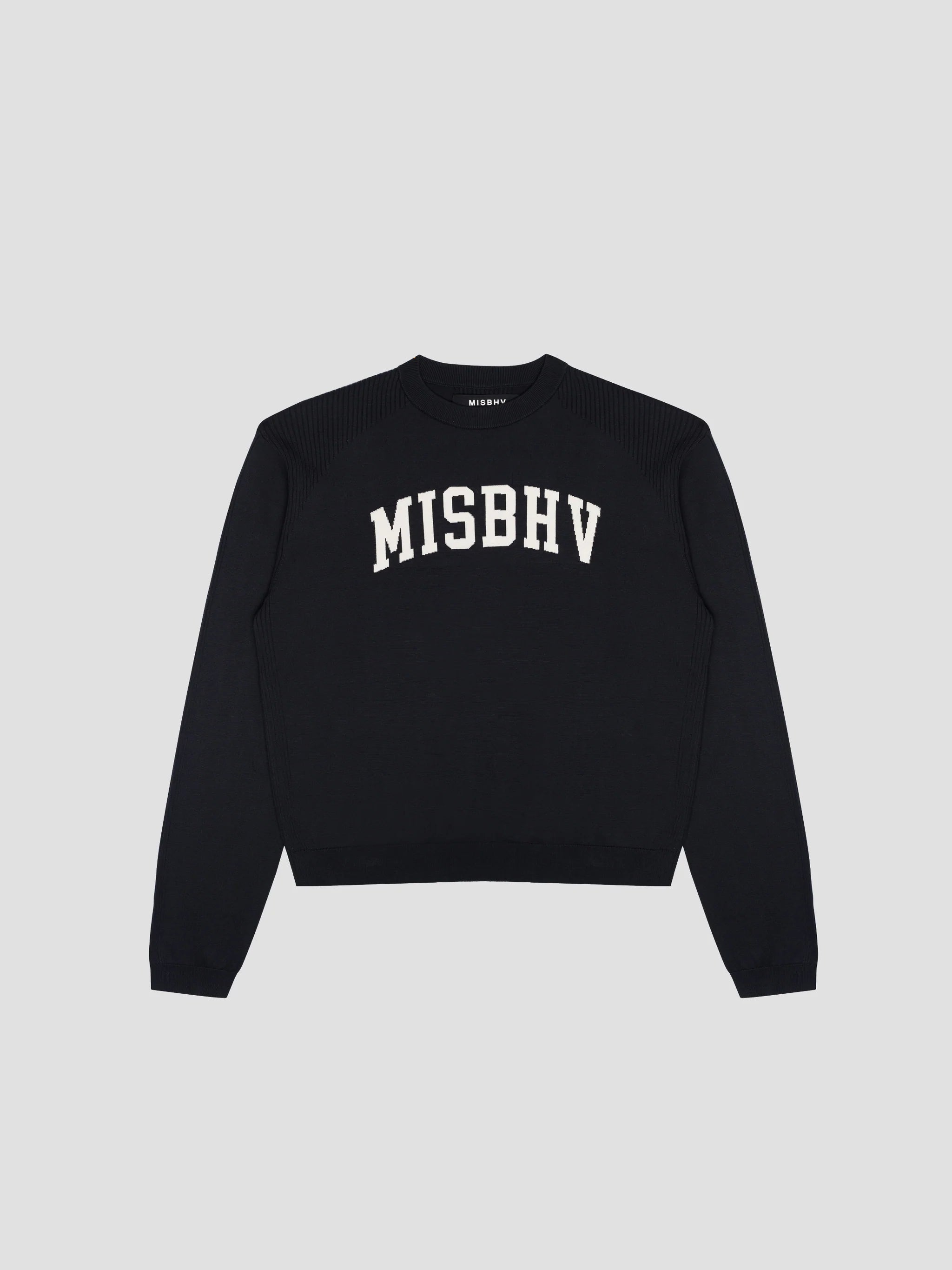 Knitted Varsity Crewneck
