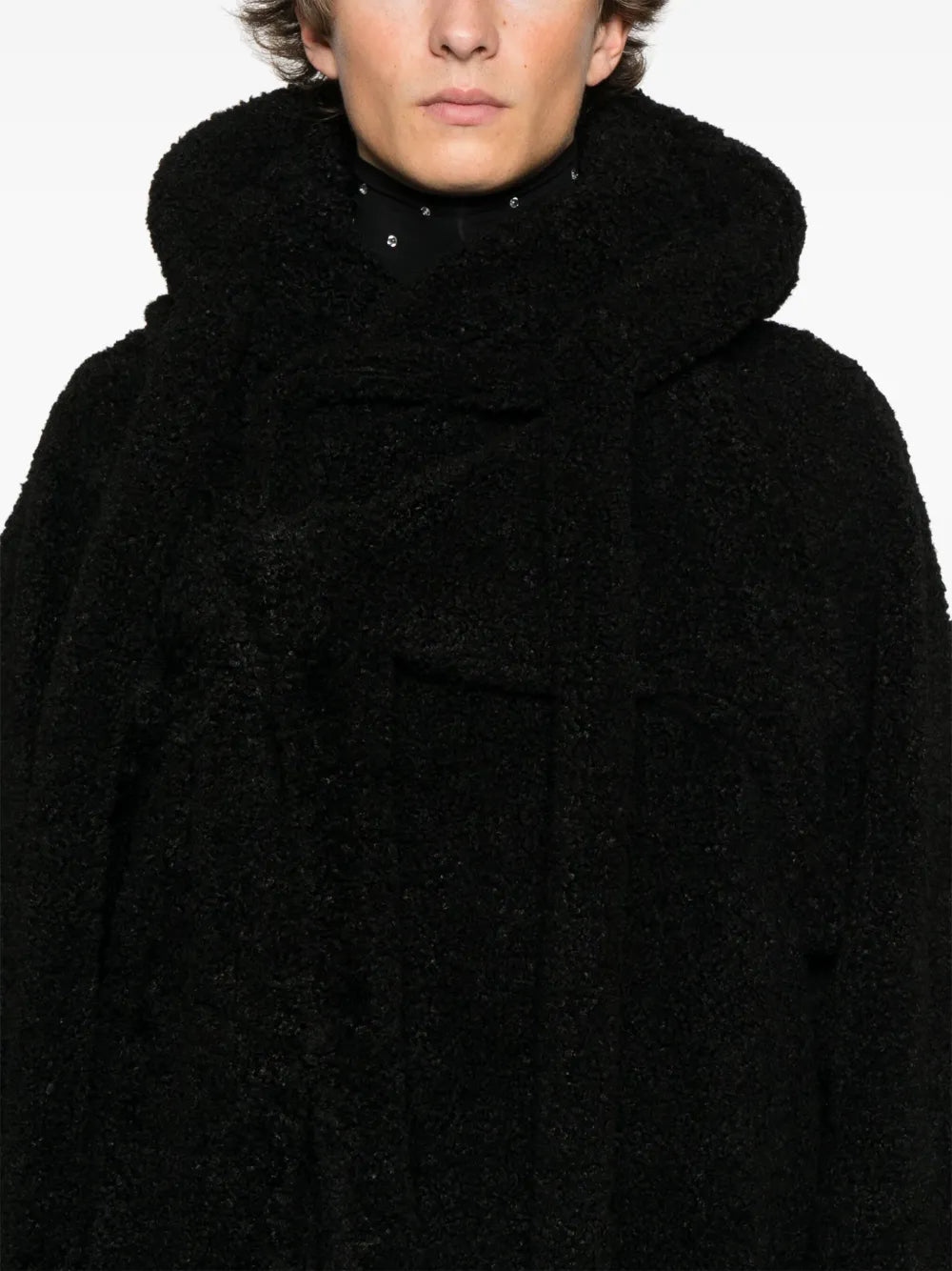 Wrap Teddy Long Coat