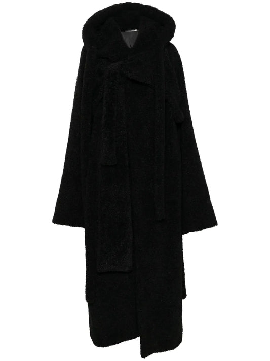 Wrap Teddy Long Coat