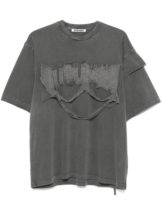 Distressed Oversized T Shirt