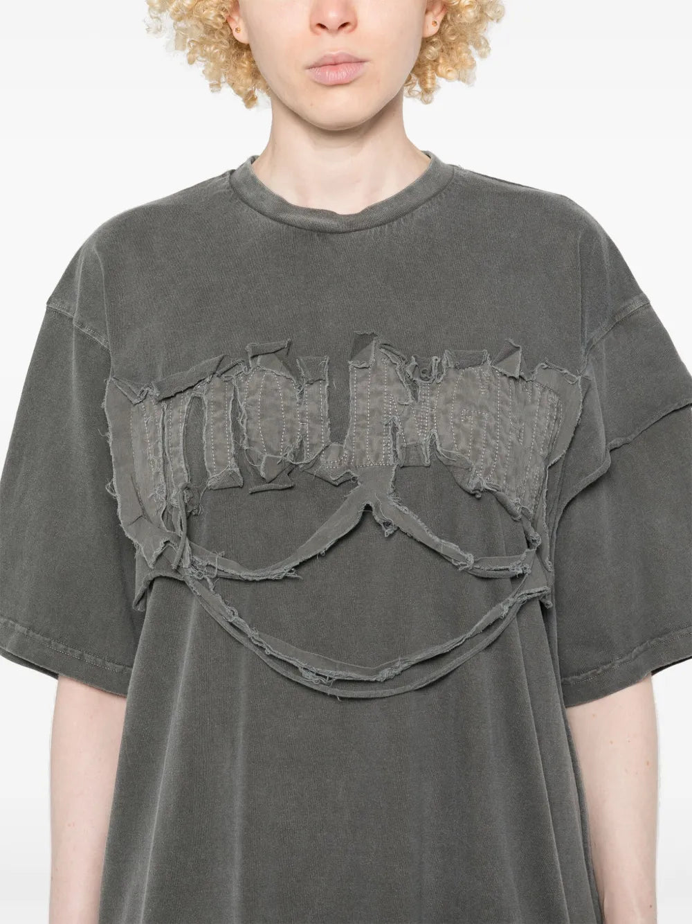 Distressed Oversized T Shirt