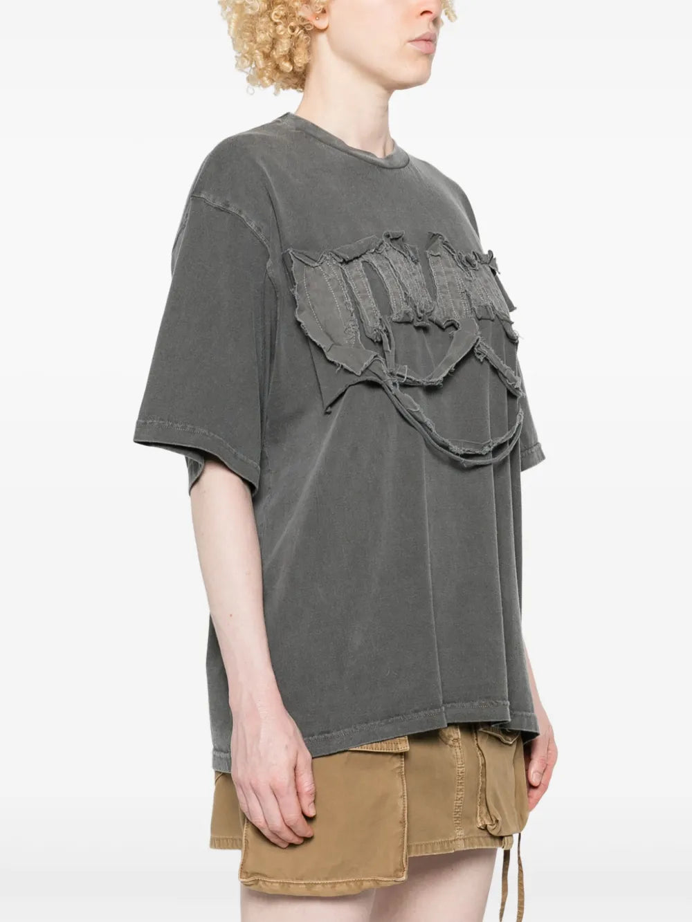 Distressed Oversized T Shirt