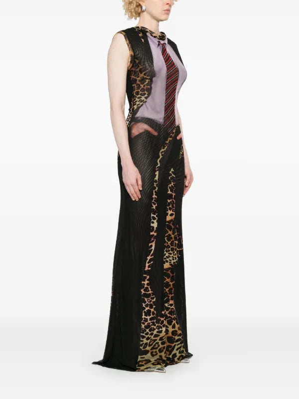 Mesh Maxi Dress