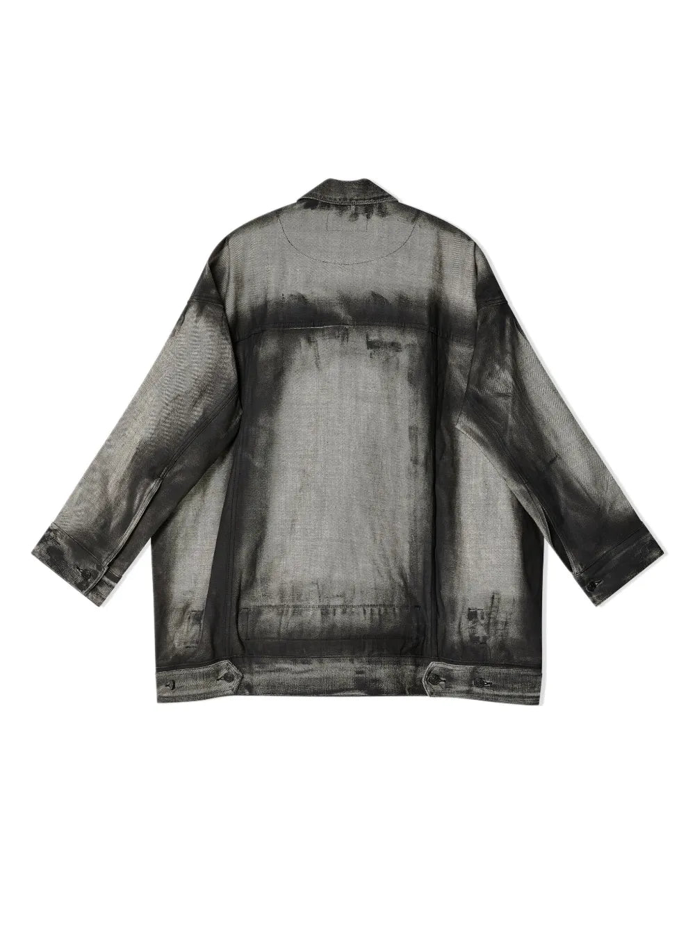 Distressed Finish Denim Jacket