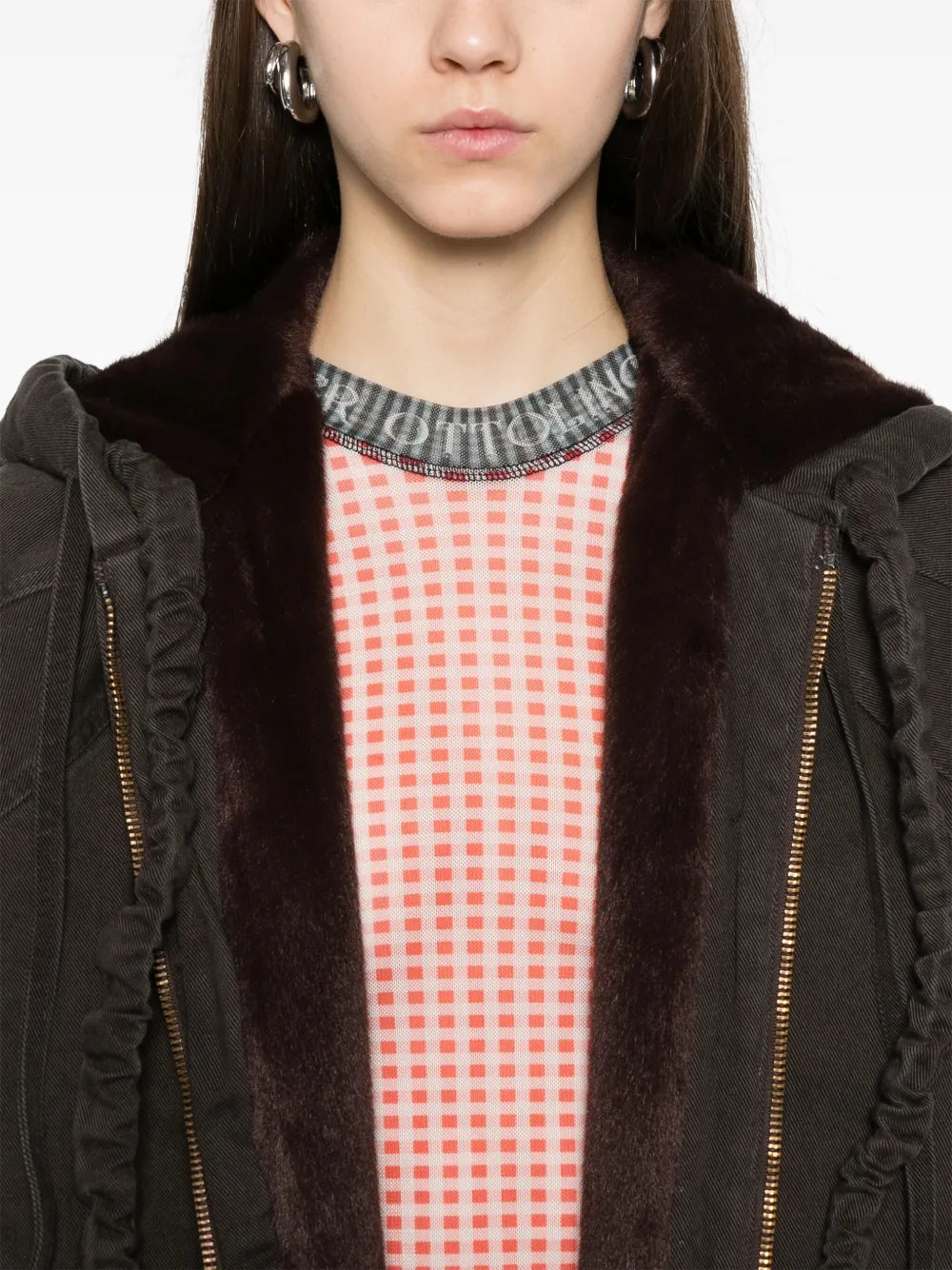 Reversible Furry Denim Jacket