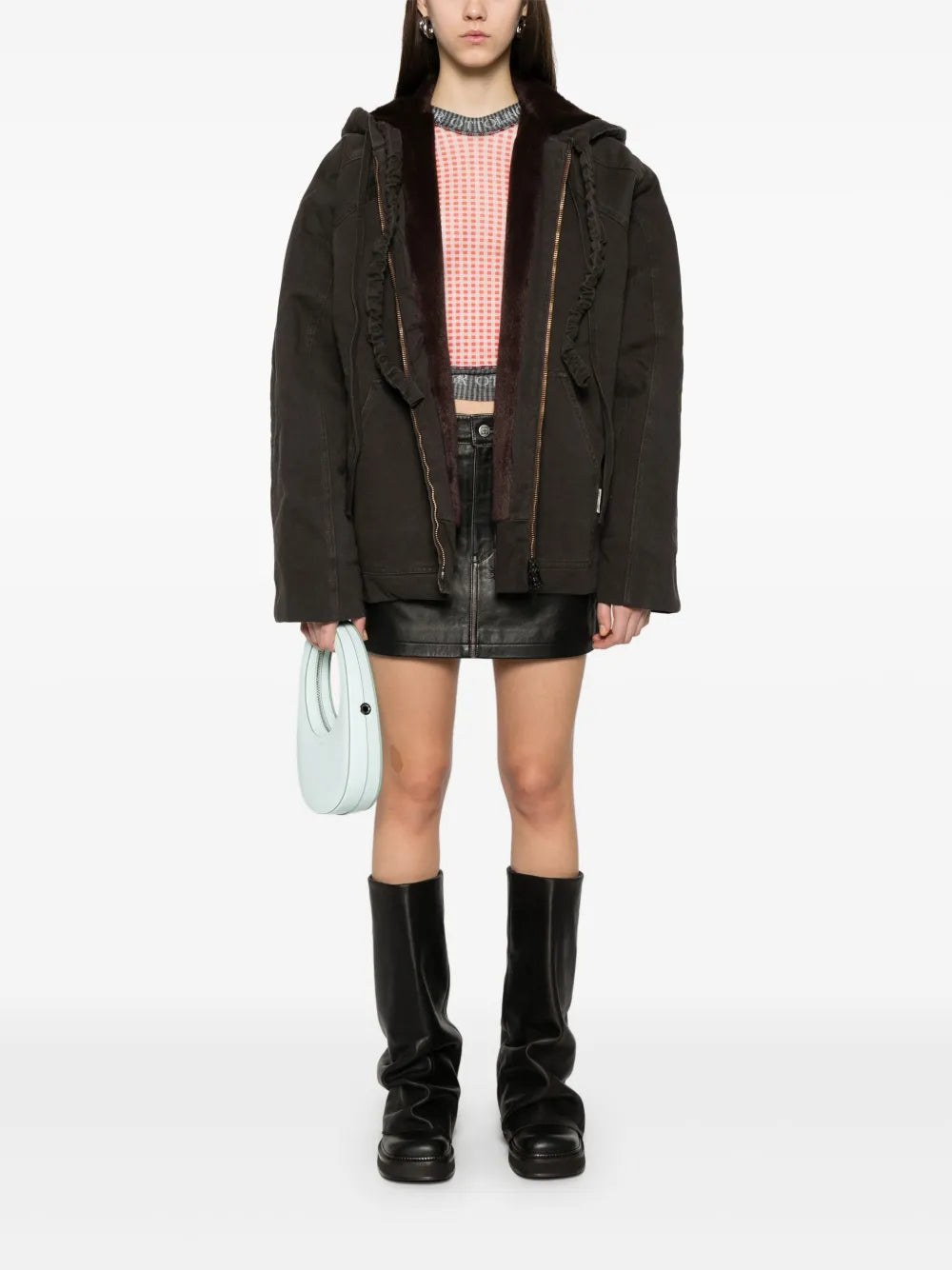 Reversible Furry Denim Jacket