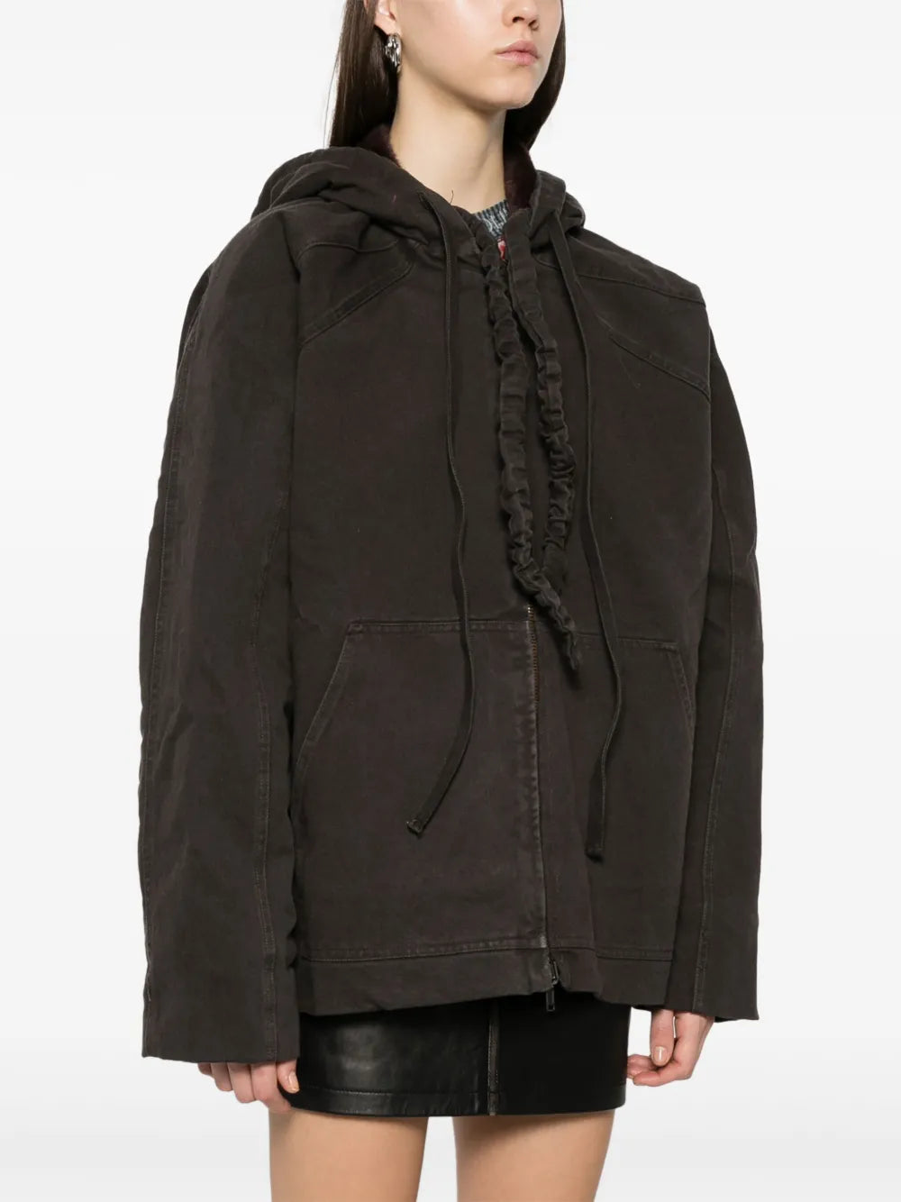 Reversible Furry Denim Jacket