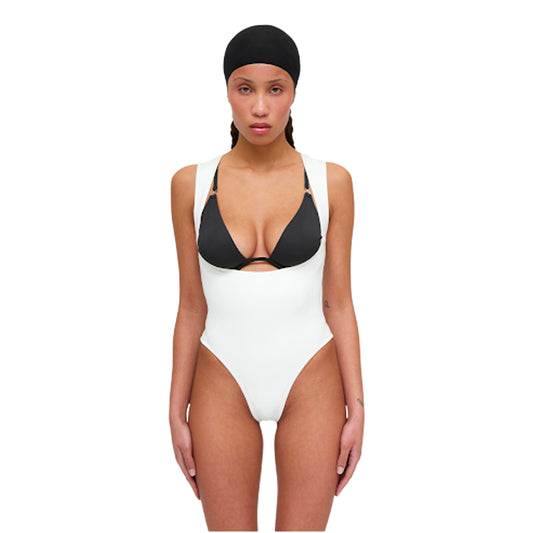 Underbust Bodysuit White