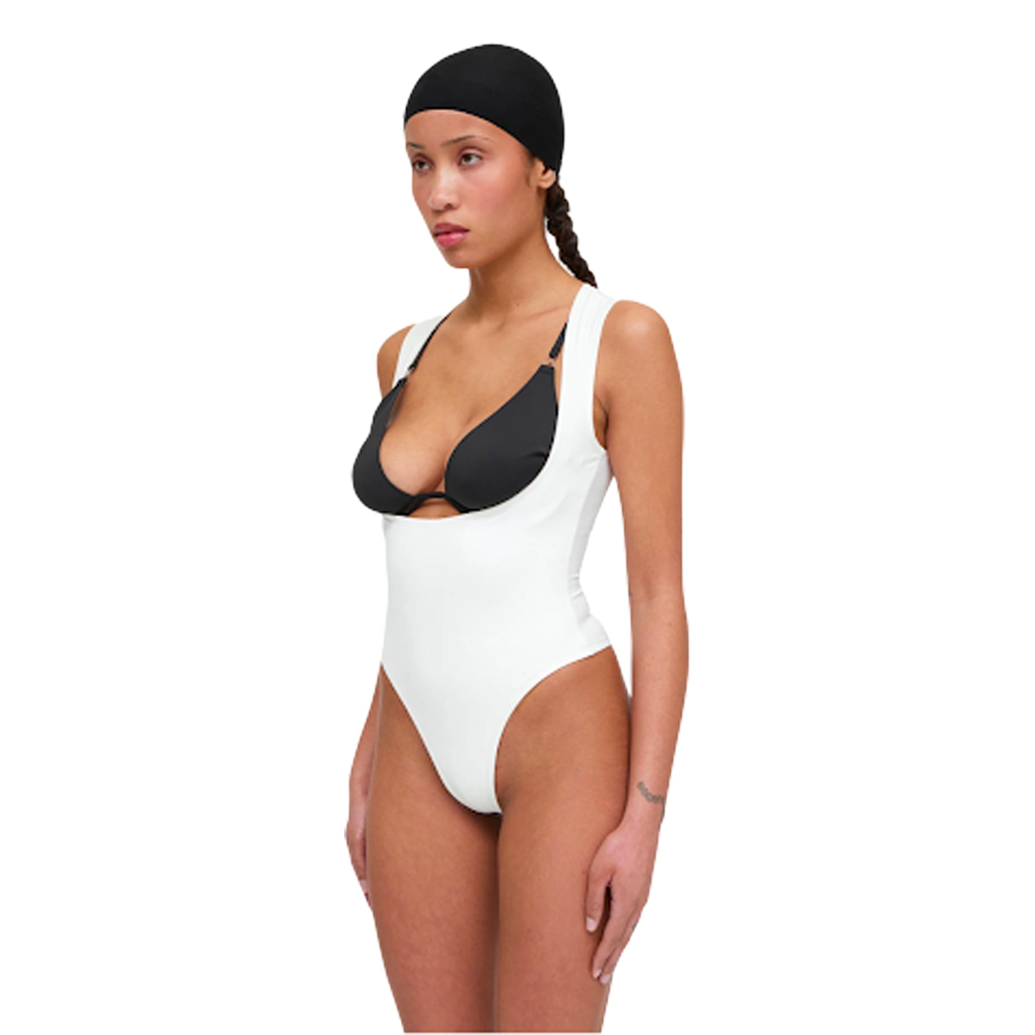 Underbust Bodysuit White