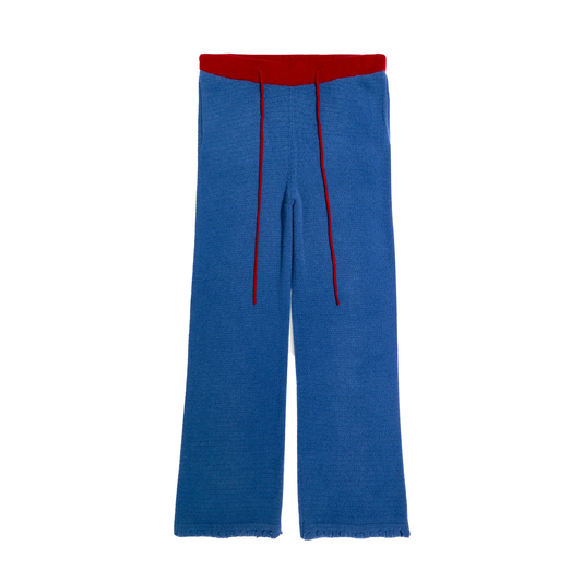 Blue Ribbed Trackies
