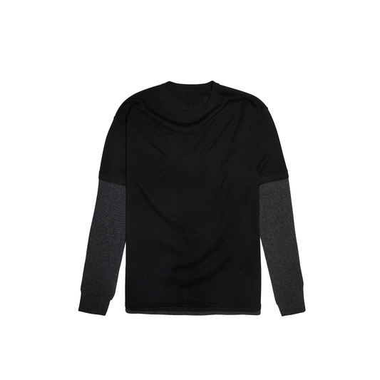 Black and Grey Double Zip