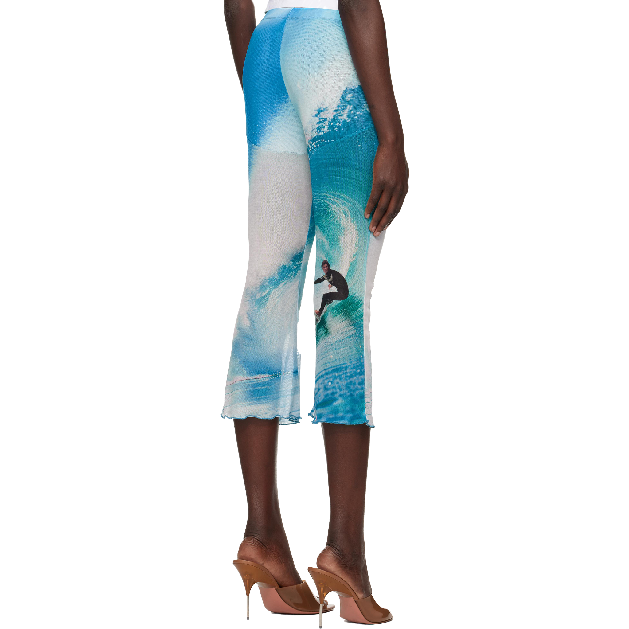 Mesh Capri Leggings