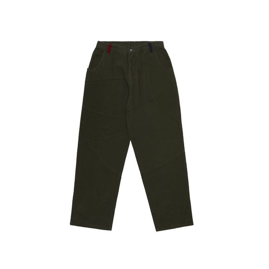 Low Rise Green Denim