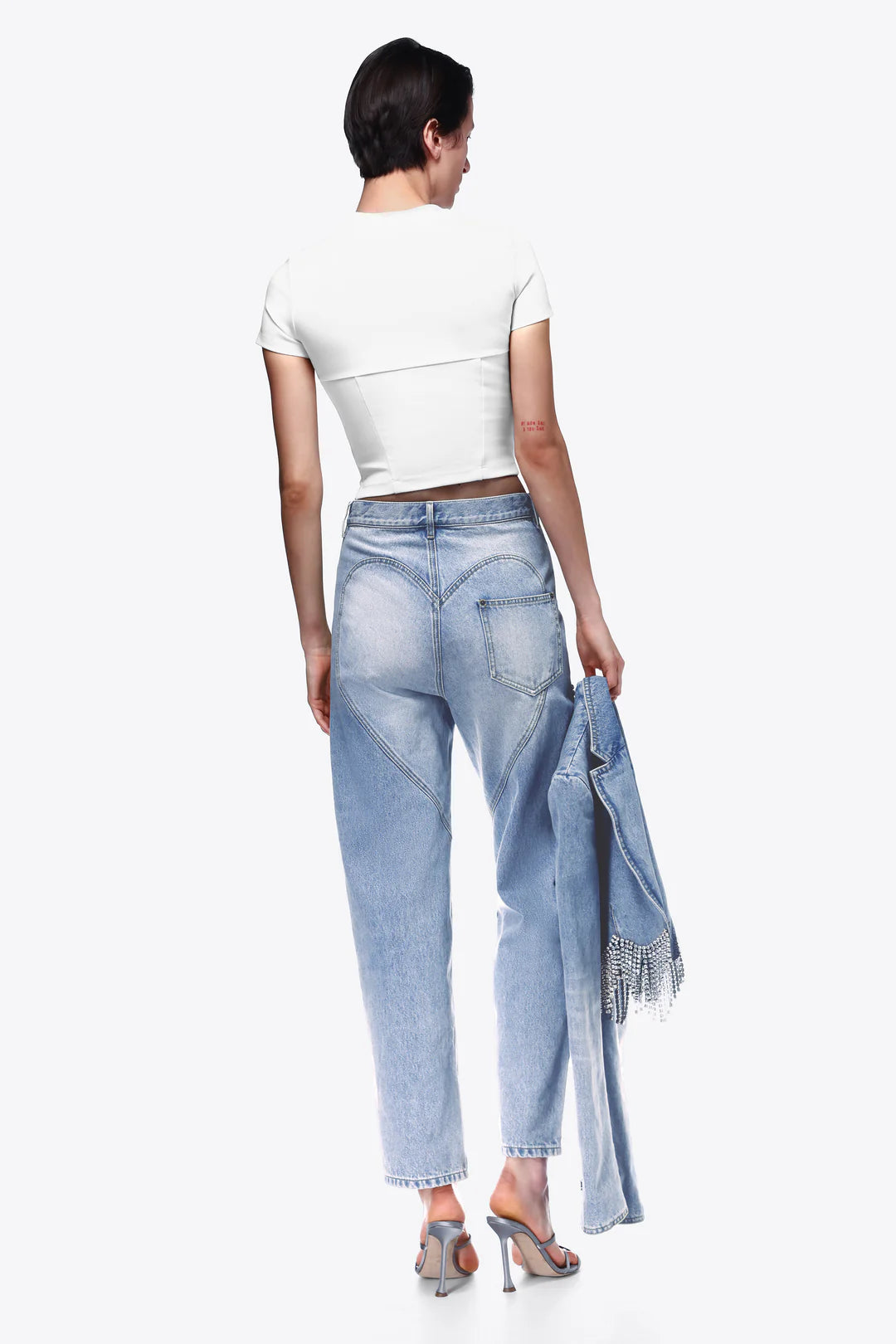 Crystal Slit Jean