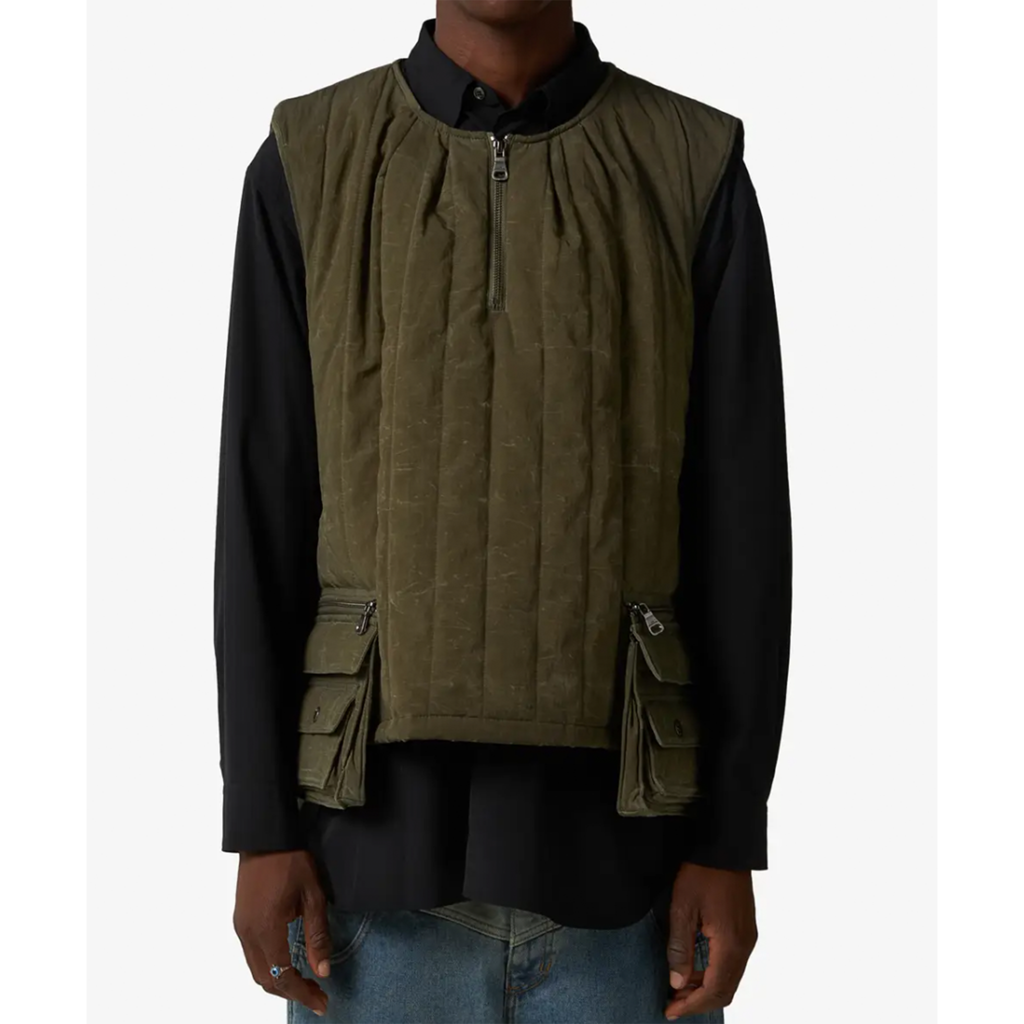 Wax Coated Padded Turtle Vest