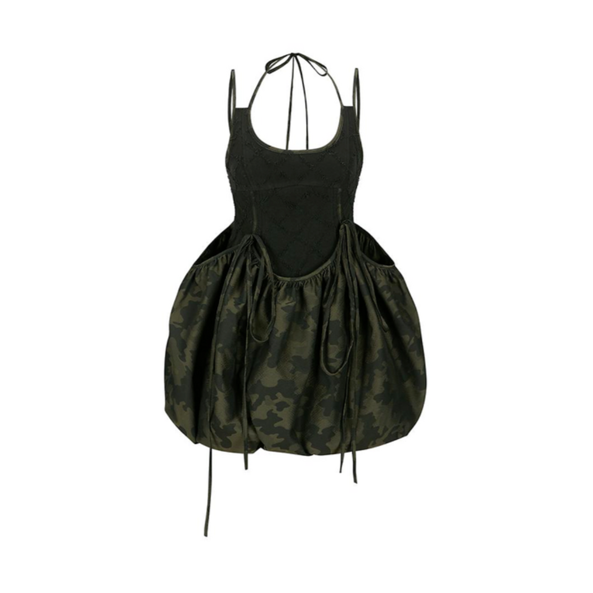 Camouflage Parachute Balloon Dress