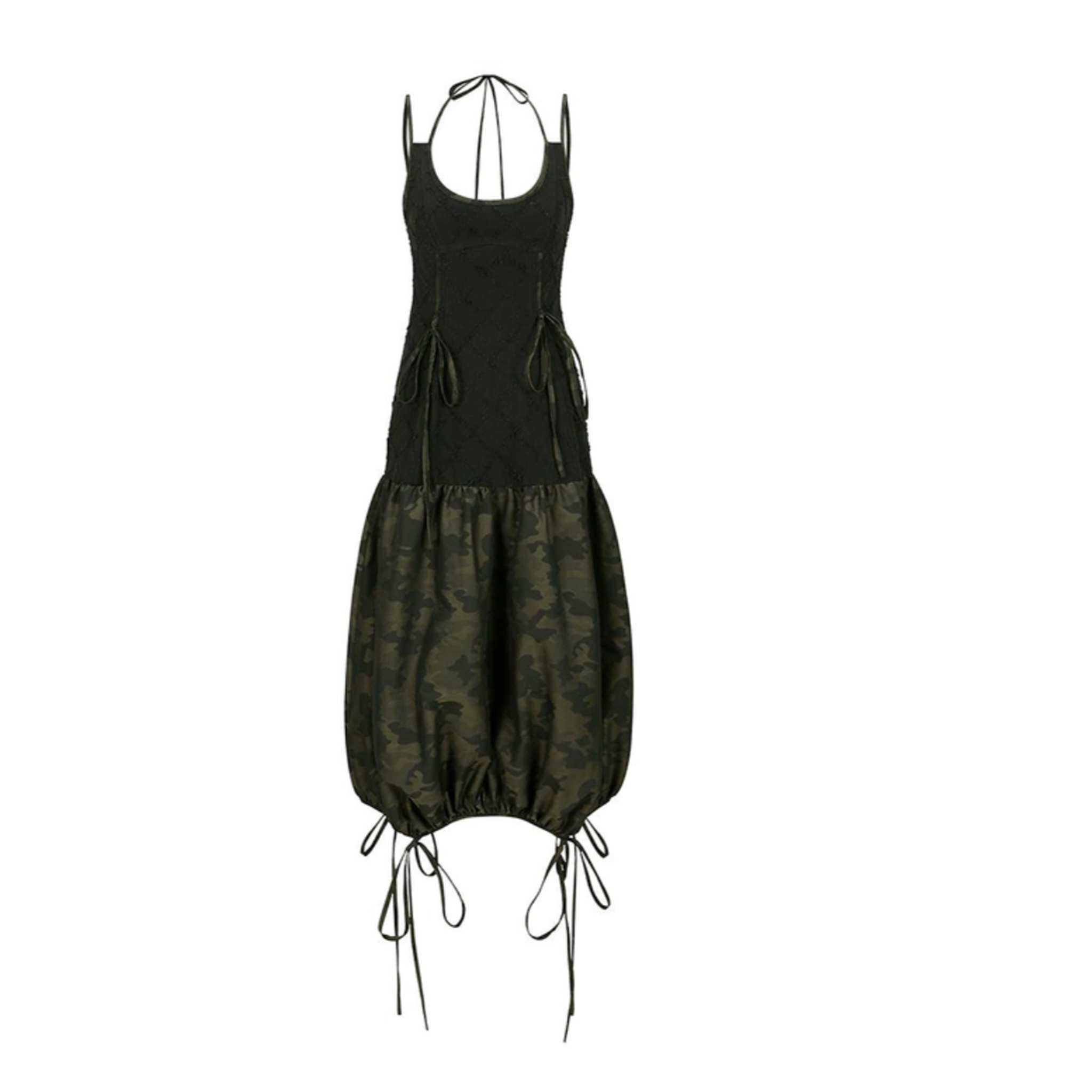 Camouflage Parachute Balloon Dress