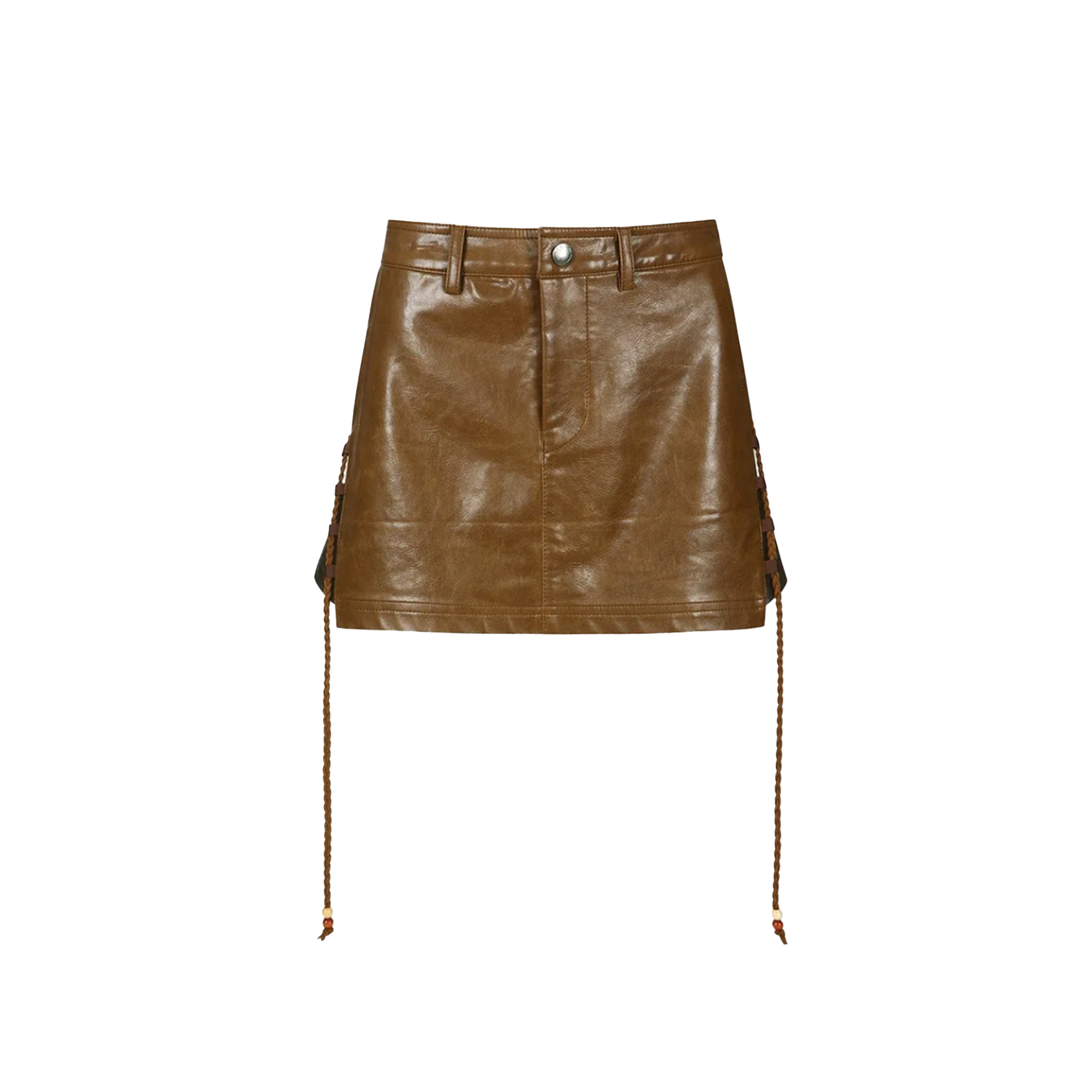 Penny Lace-Up Micro Skirt