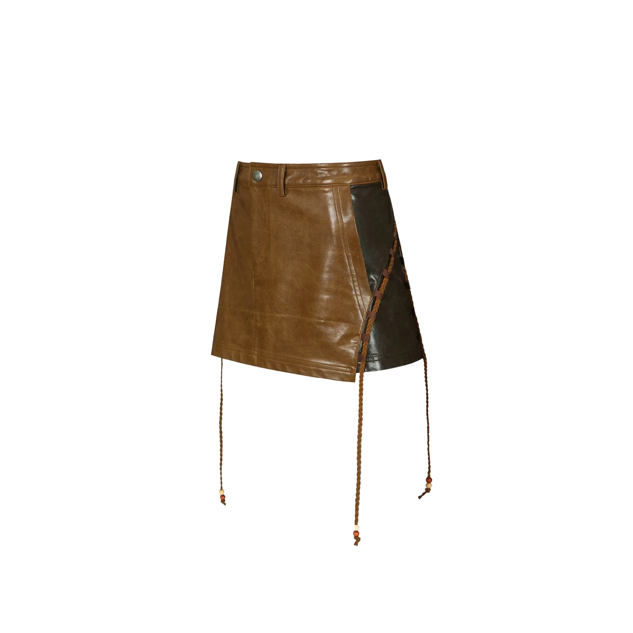 Penny Lace-Up Micro Skirt