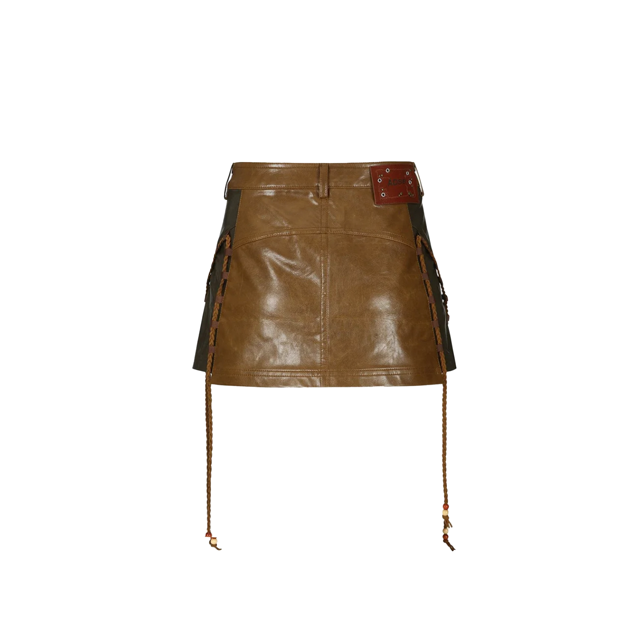 Penny Lace-Up Micro Skirt