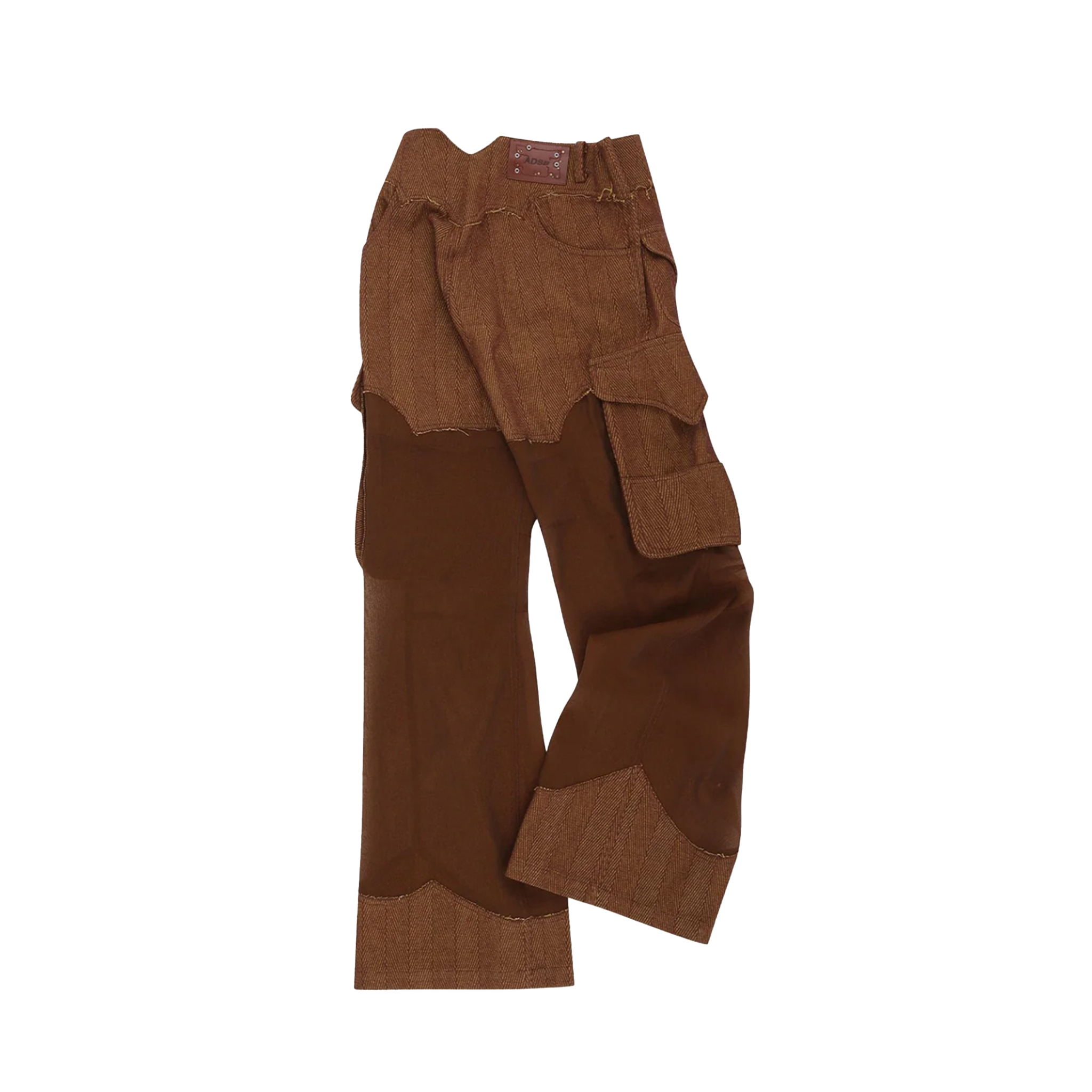 herringbone Sheer Cargo Pants