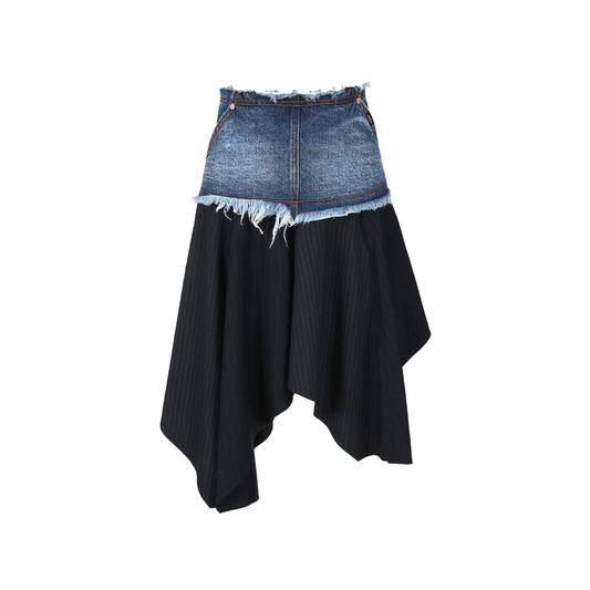 Denim Combination Fairy Skirt