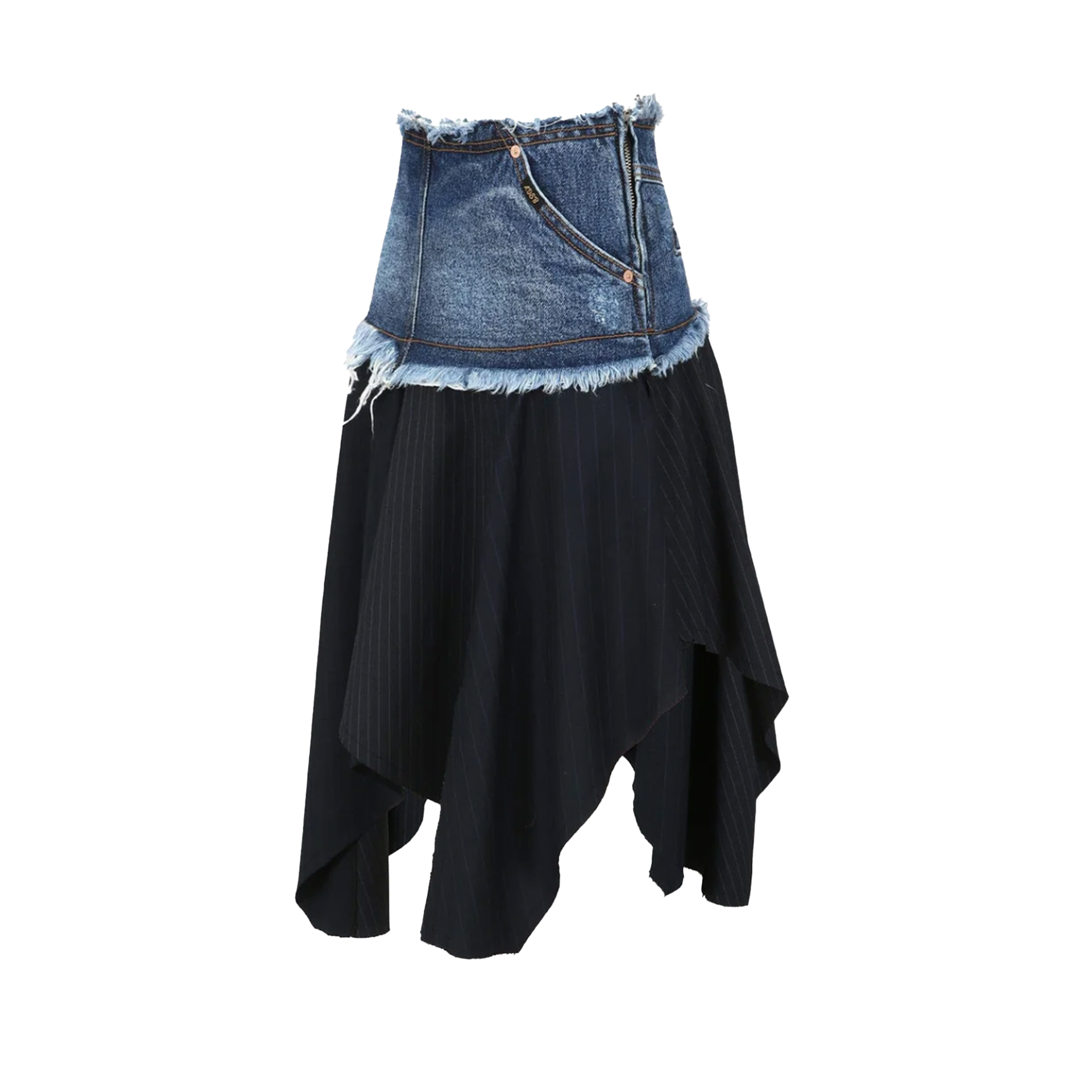 Denim Combination Fairy Skirt