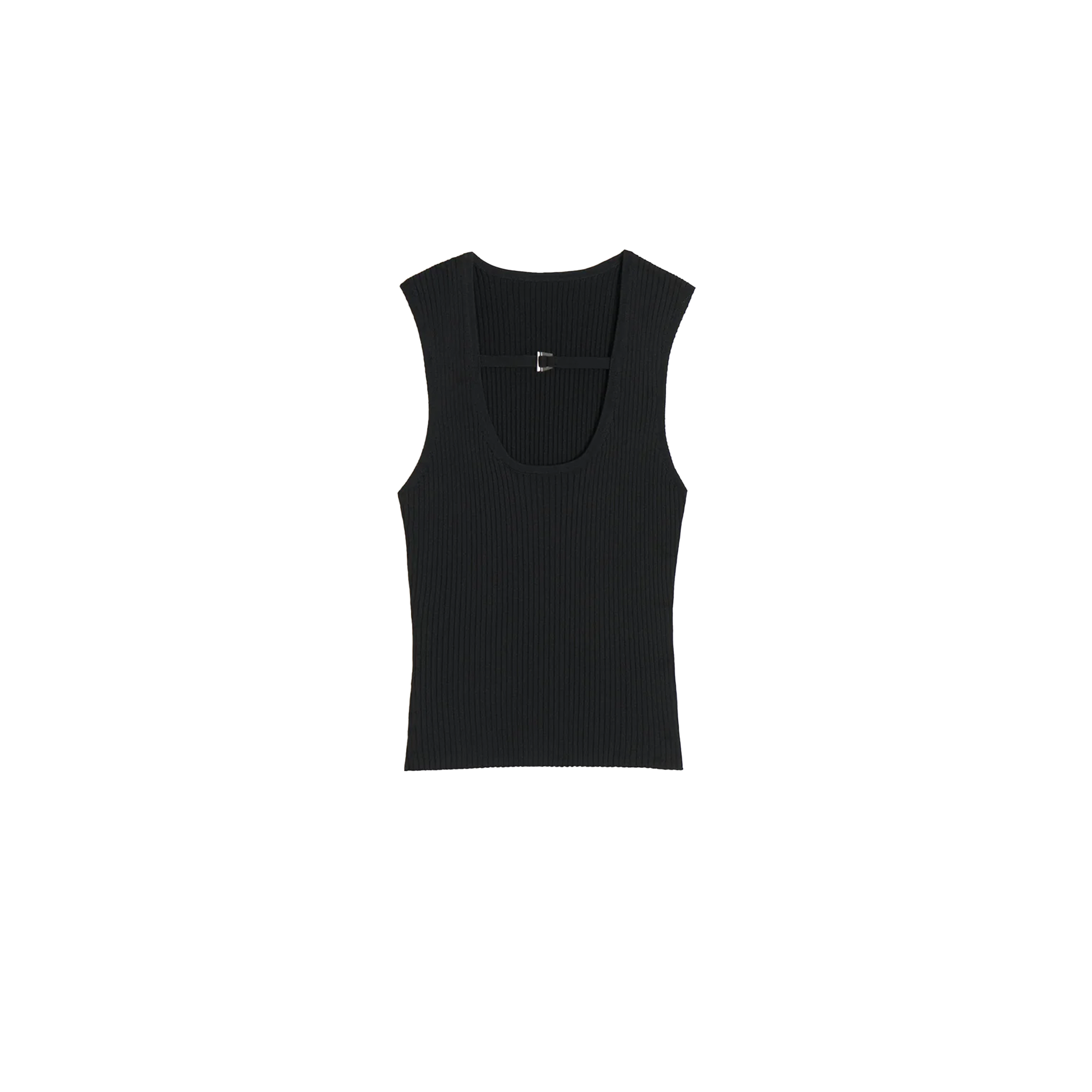 Blake Scoop Tank Noir