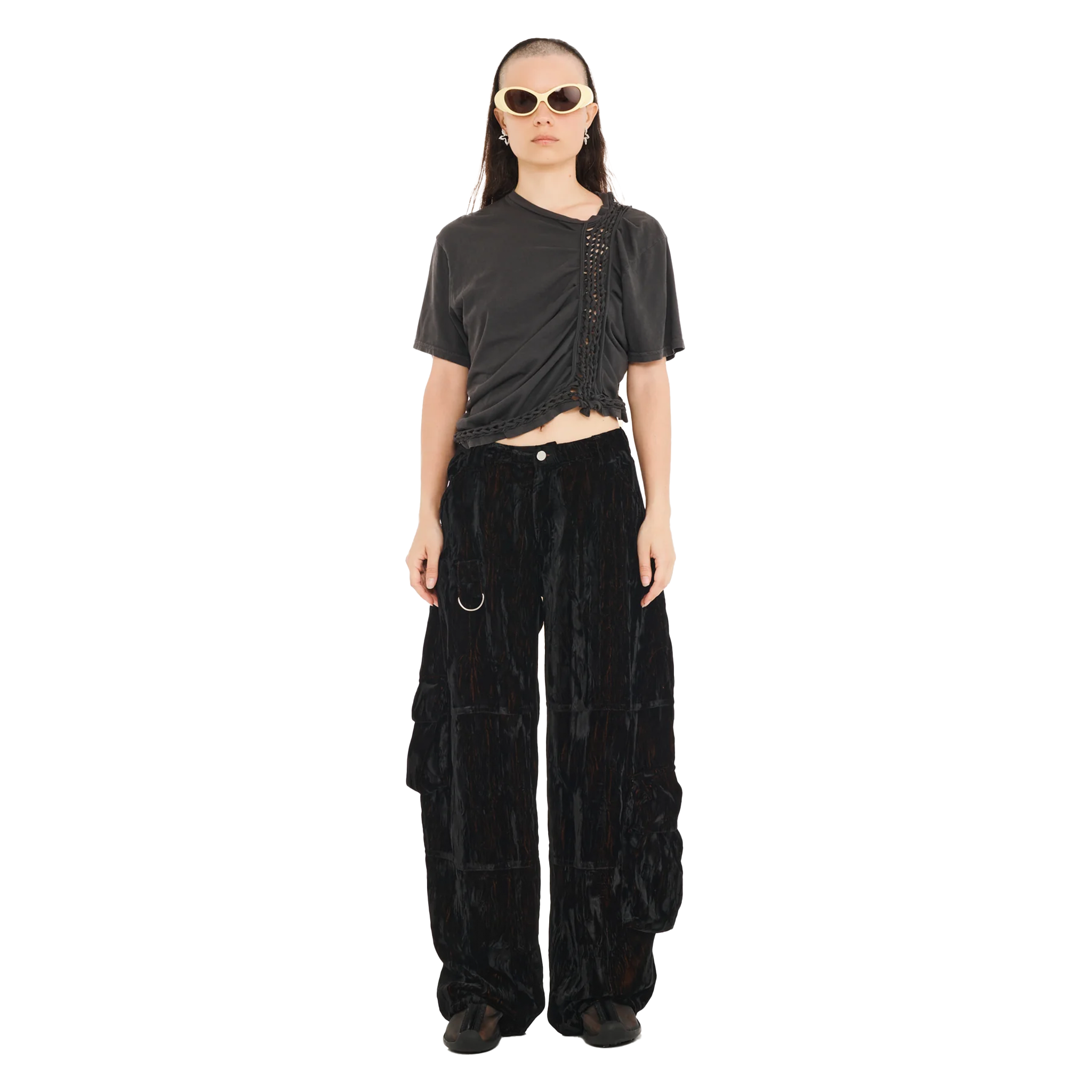 Velvet Lawn Skirt Cargo Pant