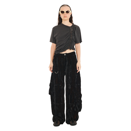 Velvet Lawn Skirt Cargo Pant