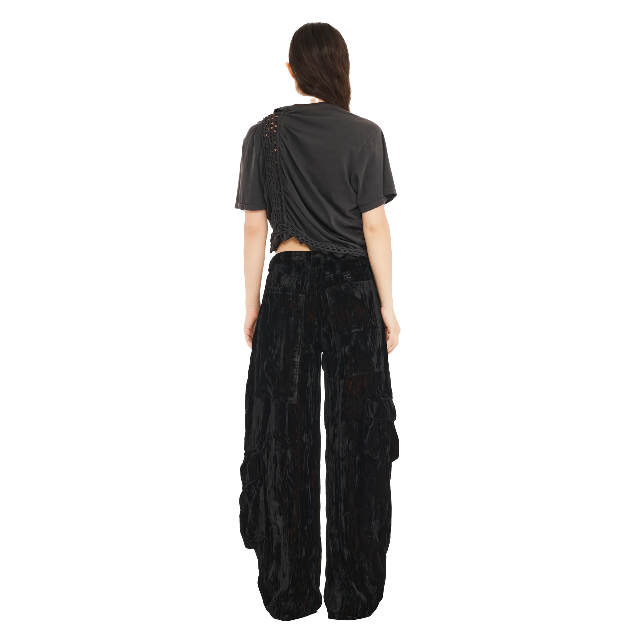 Velvet Lawn Skirt Cargo Pant