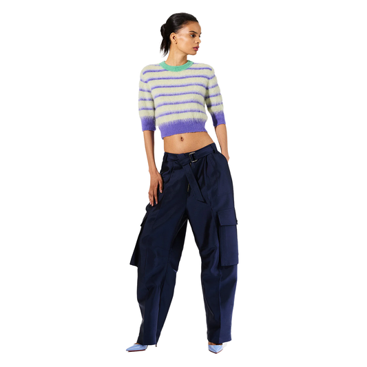 Silk Cargo Pants