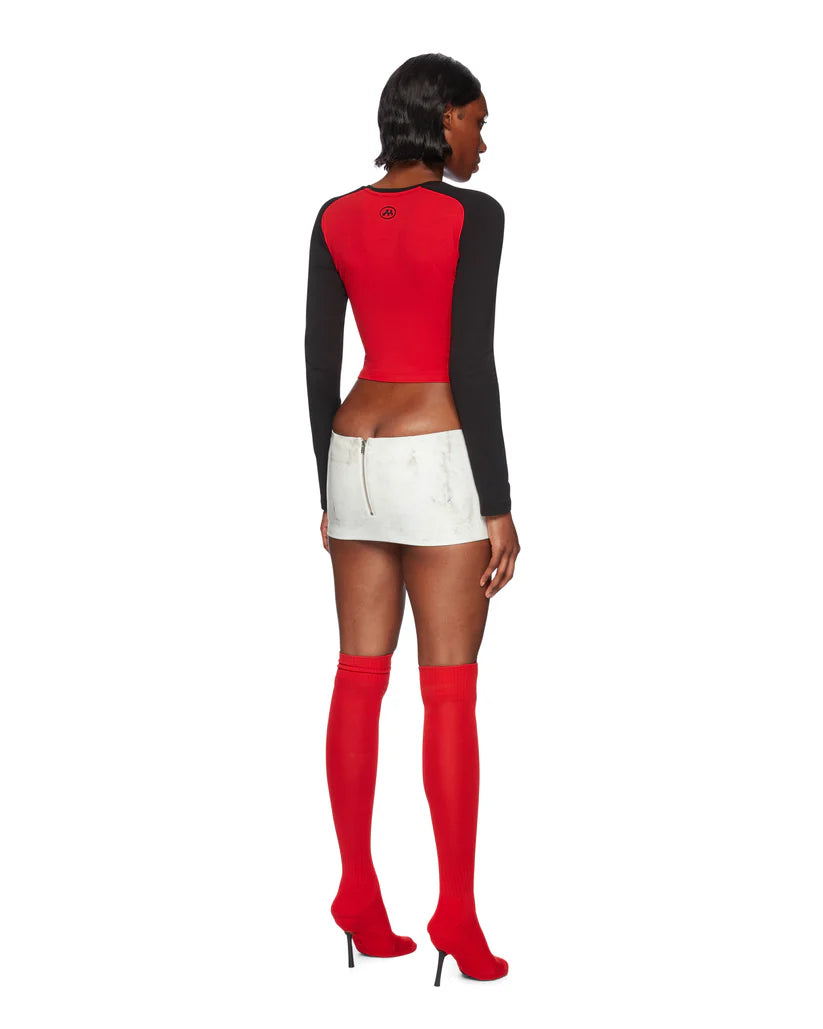 College Tee Red
