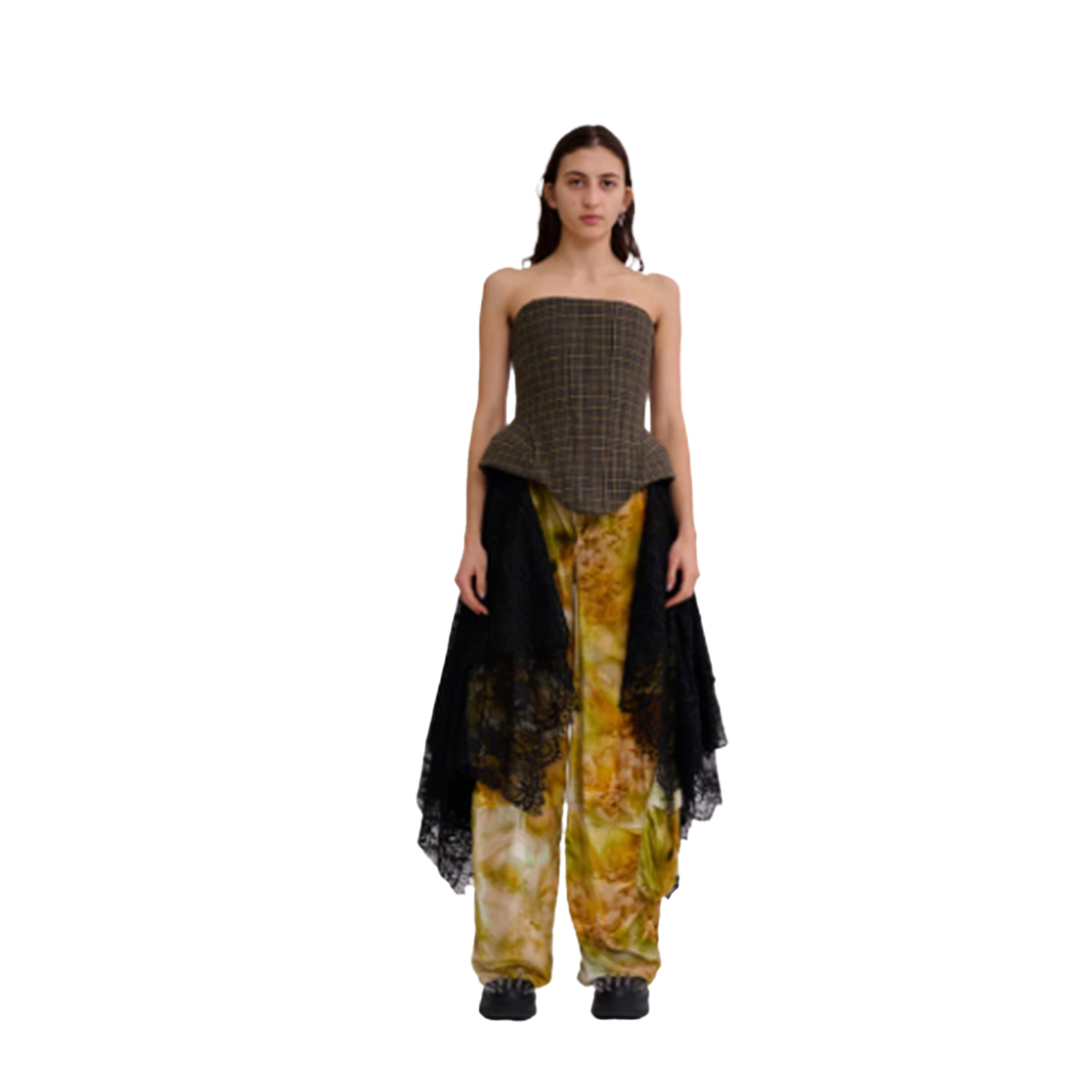 Plaid Giva Corset
