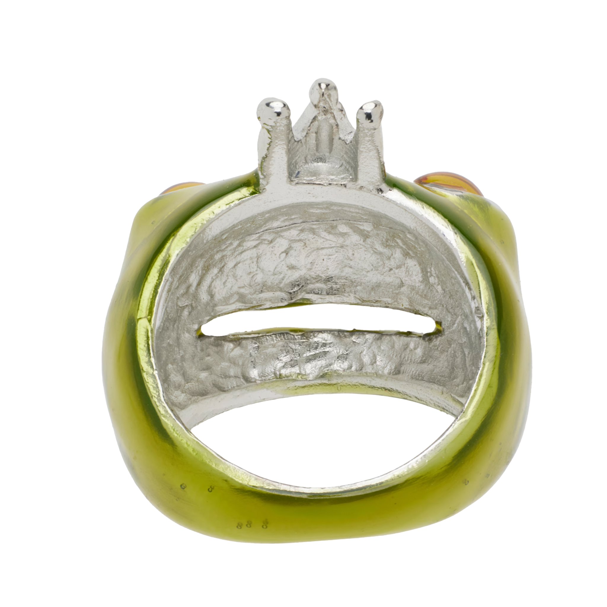 Green Frog Prince Ring