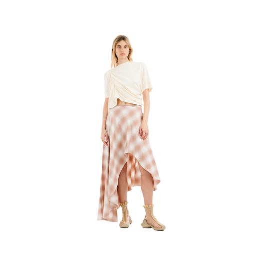 Plaid Tulip Skirt