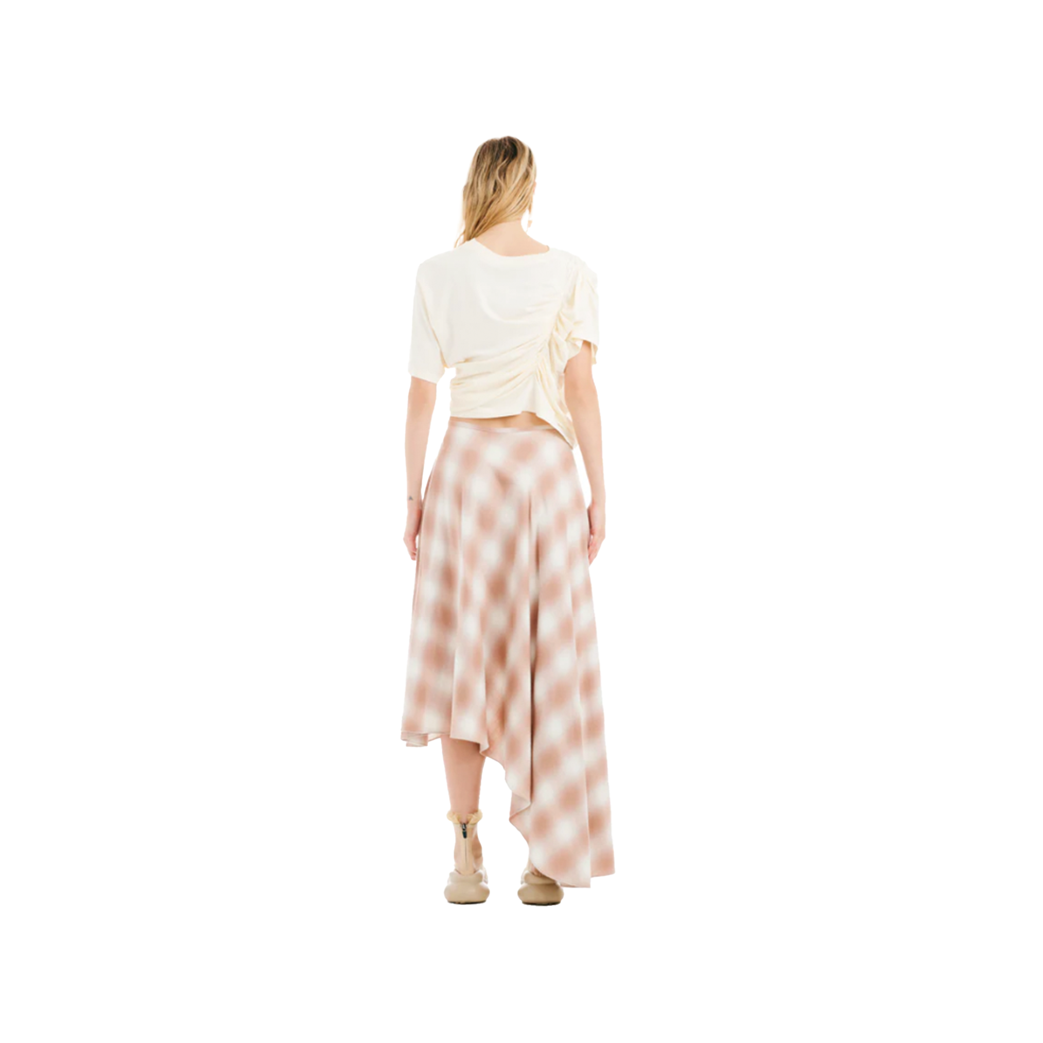Plaid Tulip Skirt