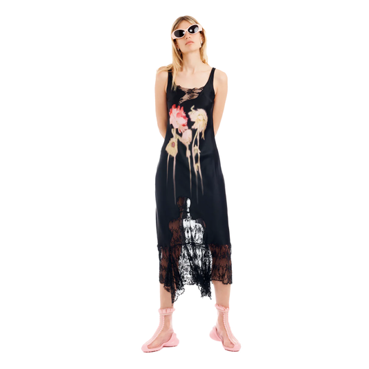 Flower Drip Anemone Dress